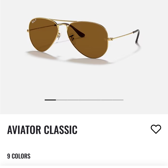 Ray-Ban Classic Gold Aviators with Brown Lenses - Picture 4 of 5